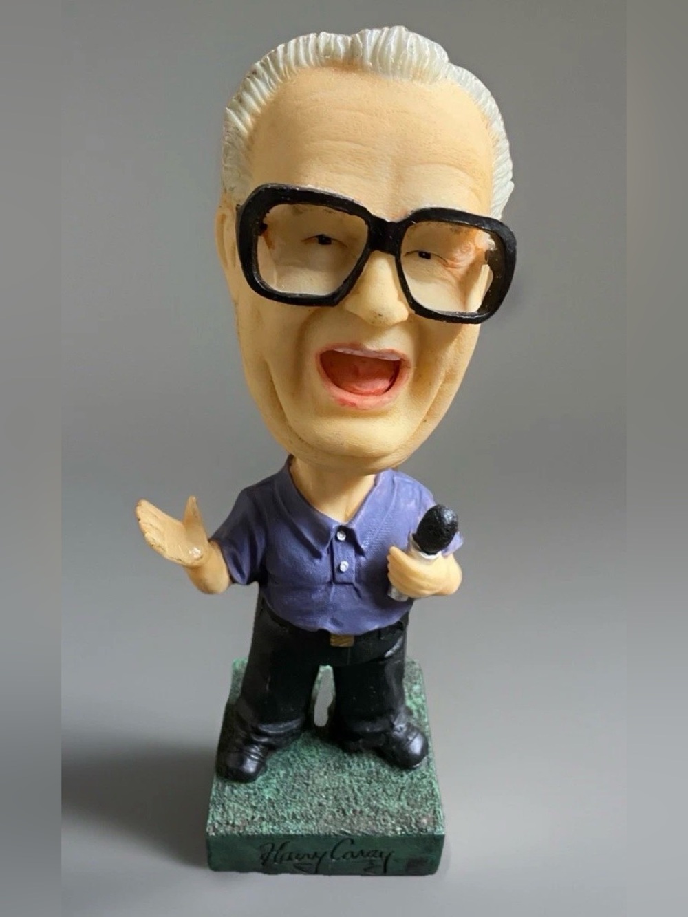 Harry Caray Chicago Cubs 8" Bobblehead • No Box • Great Condition • MLB HTF